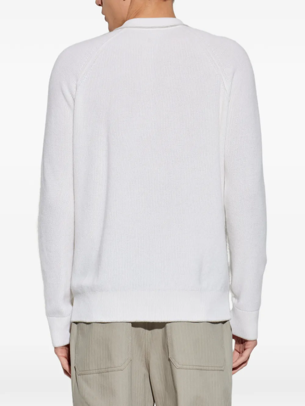 Eleventy Poloshirt met lange mouwen Wit