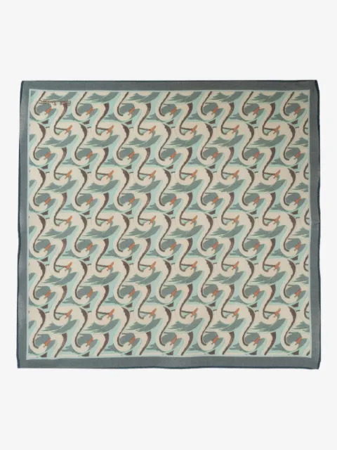 Paul Smith swan-print scarf