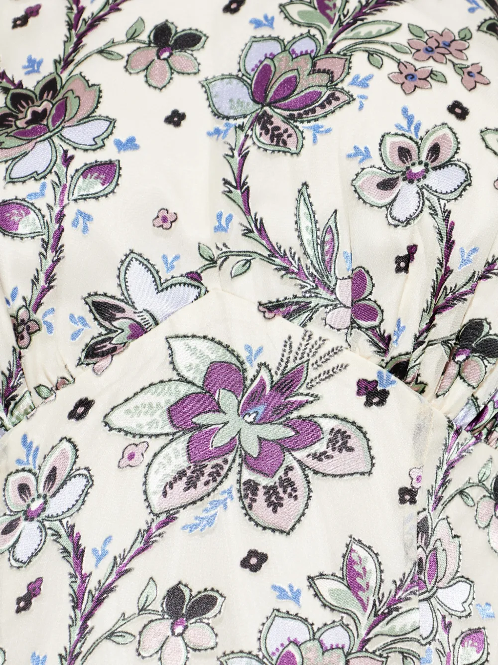 Kate Spade Jurk met bloemenprint en korte mouwen Beige