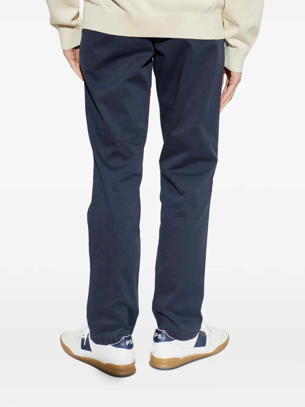 Buttoned Straight Jeans