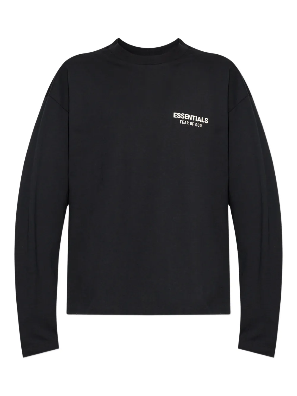 FEAR OF GOD ESSENTIALS long-sleeves logo-detail T-shirt - Nero