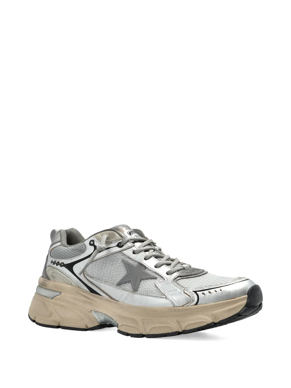 Golden Goose Lightstar sneakers Zilver