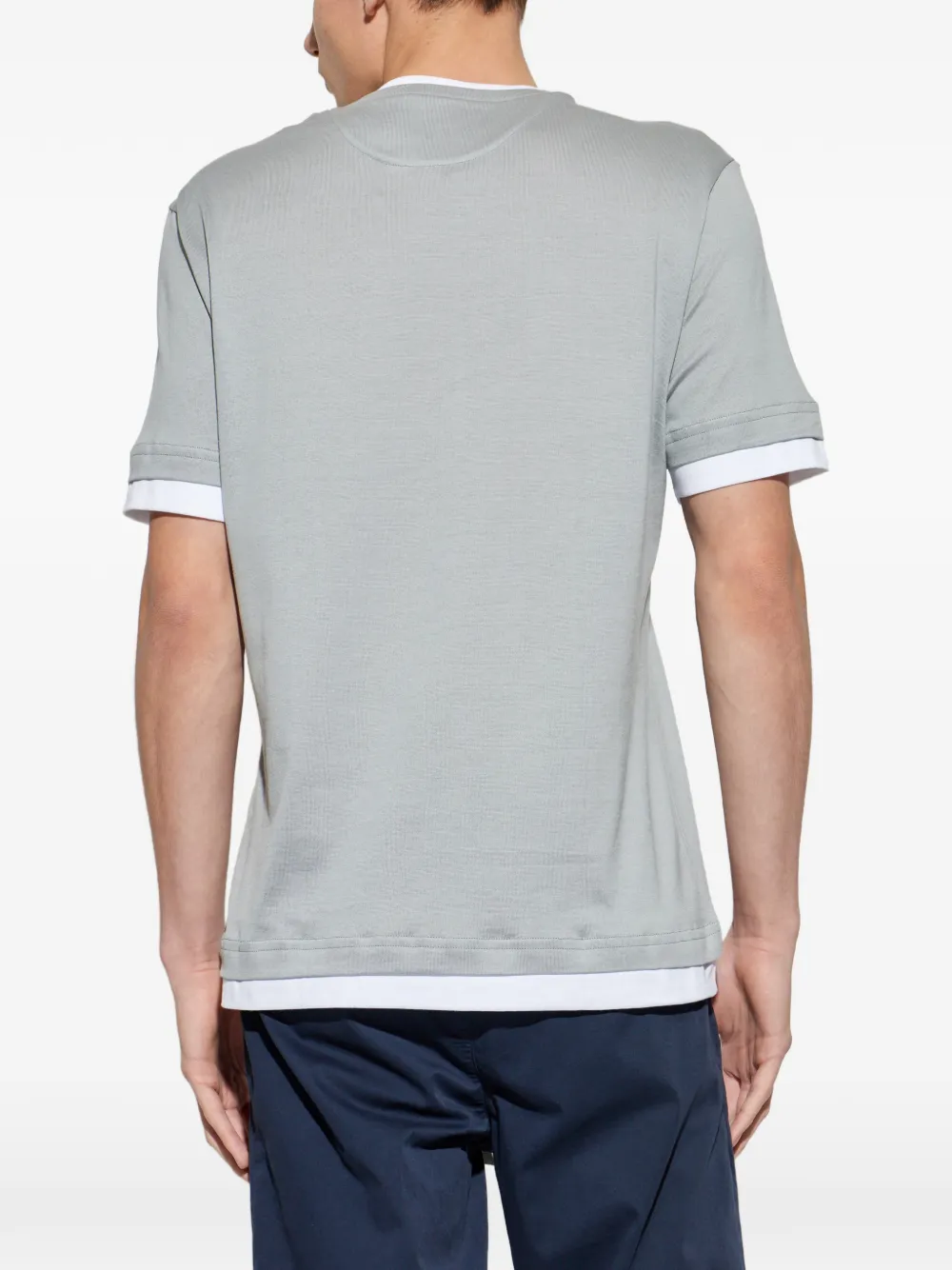 Eleventy T-shirt met ronde hals Grijs