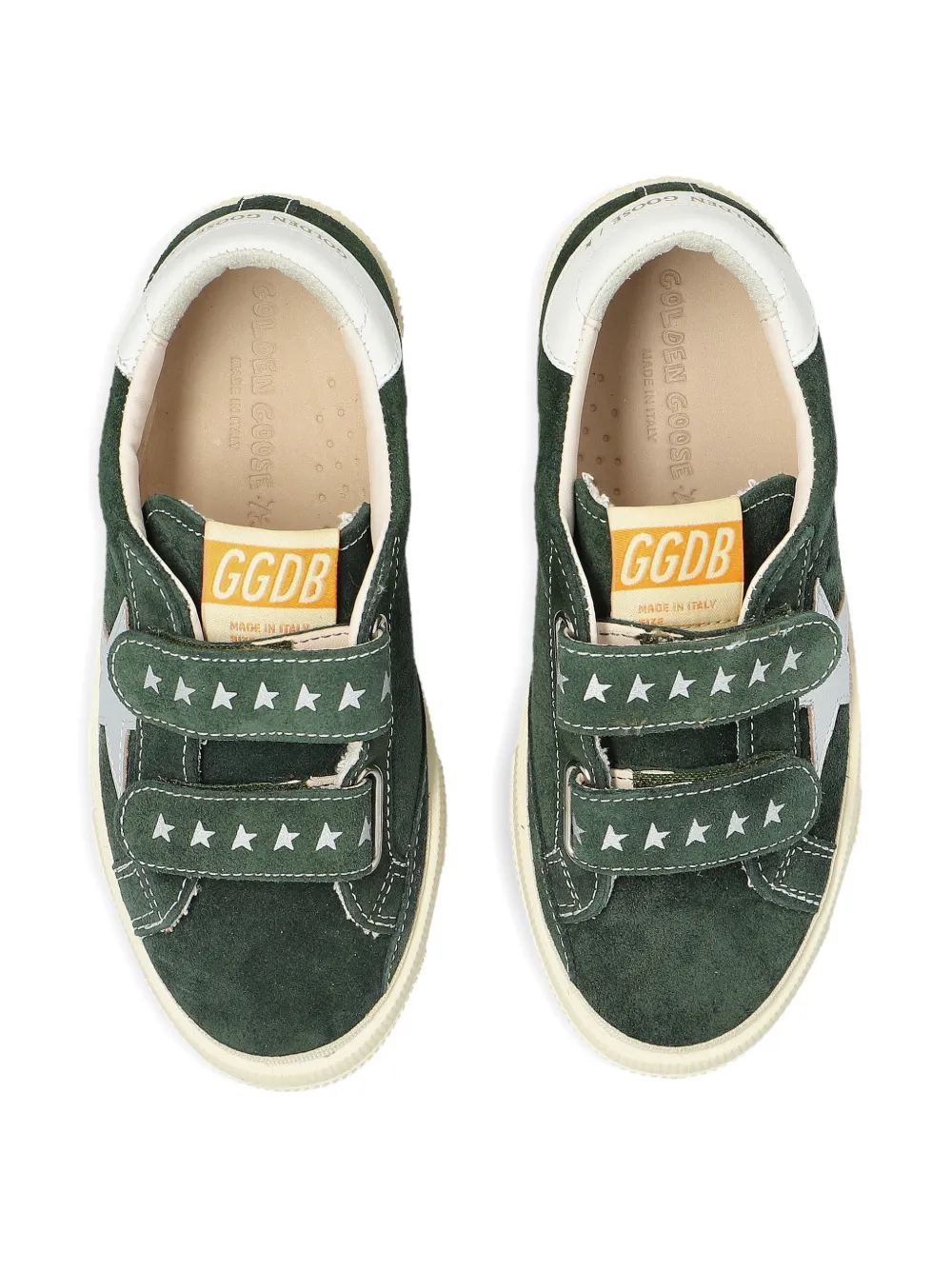 Golden Goose Kids Sneakers met sterapplicatie Groen