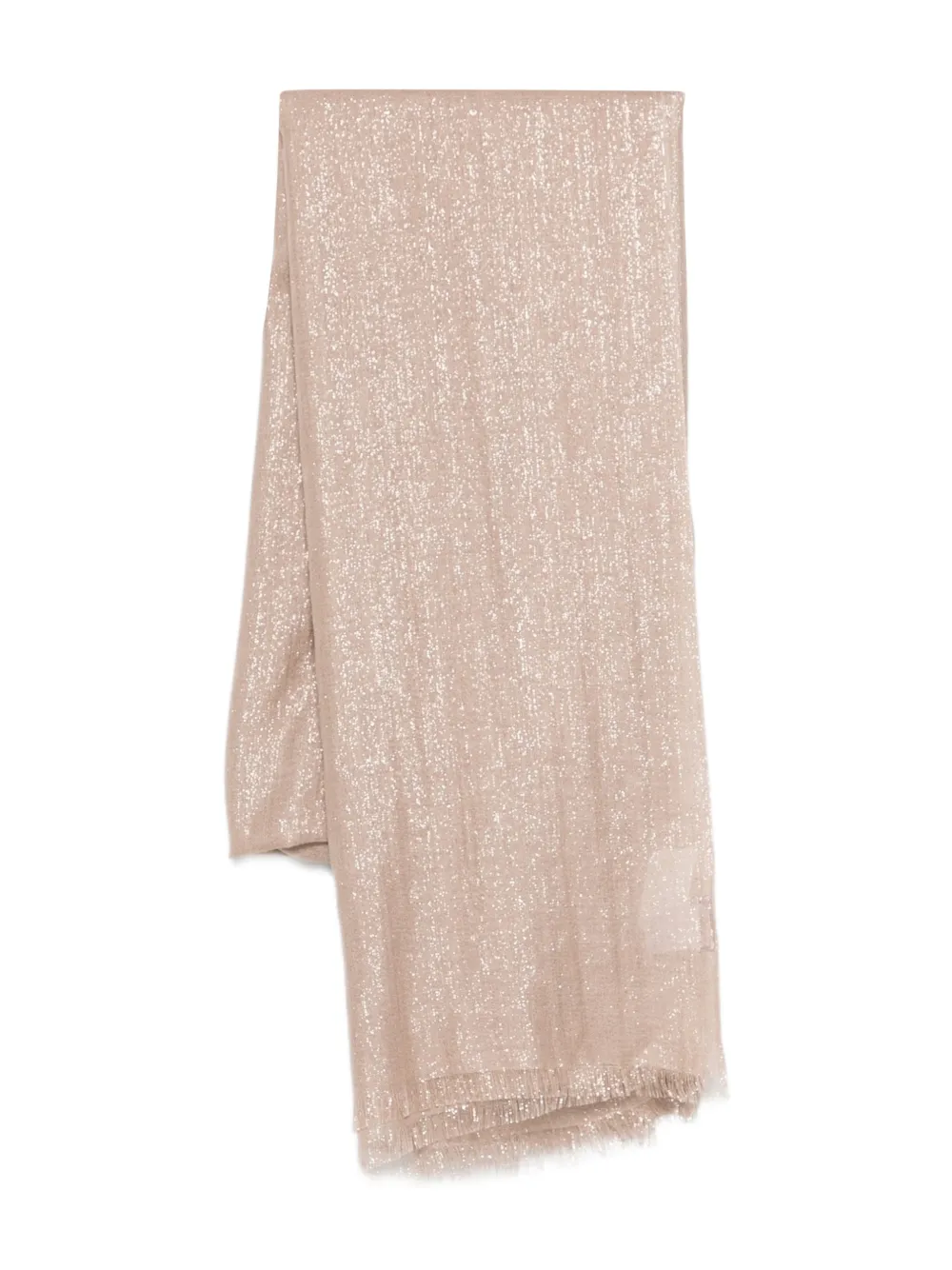 Brunello Cucinelli fringed scarf - Toni neutri