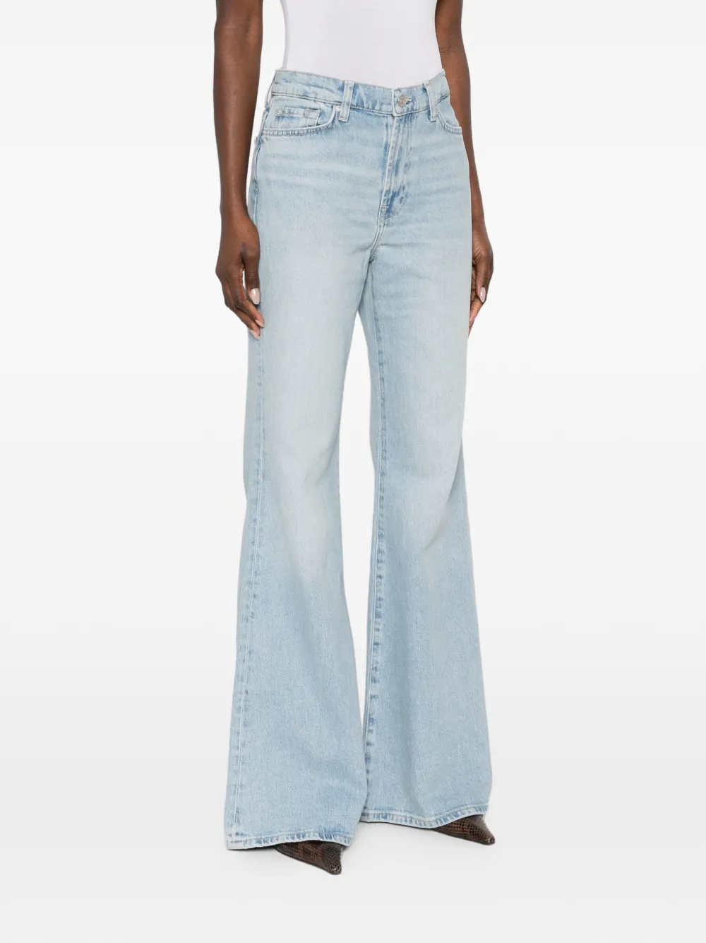 7 For All Mankind Retro flared jeans Blauw