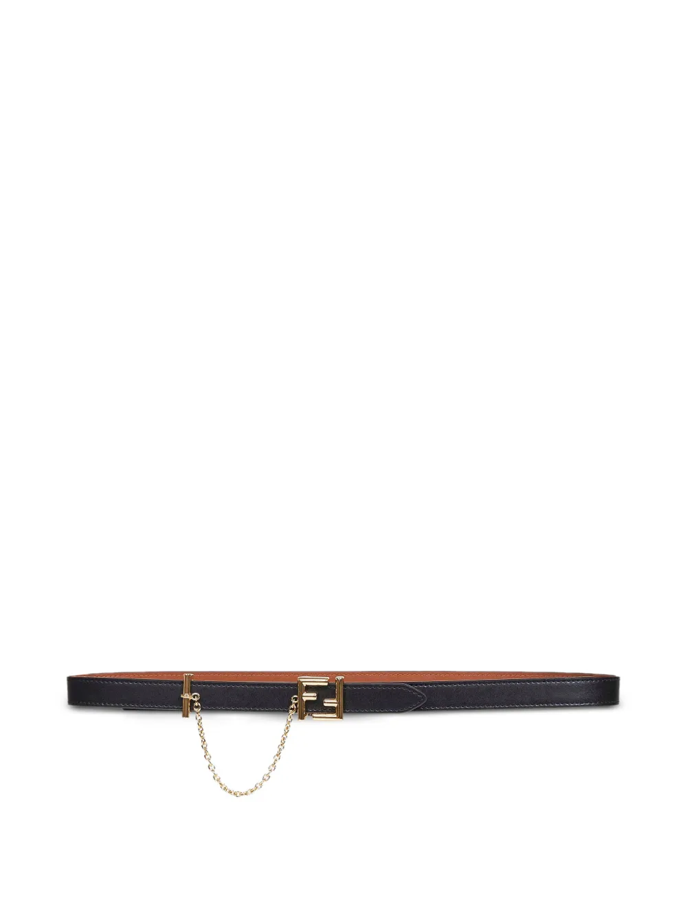 FENDI FF buckle chain belt | Black | Image 1