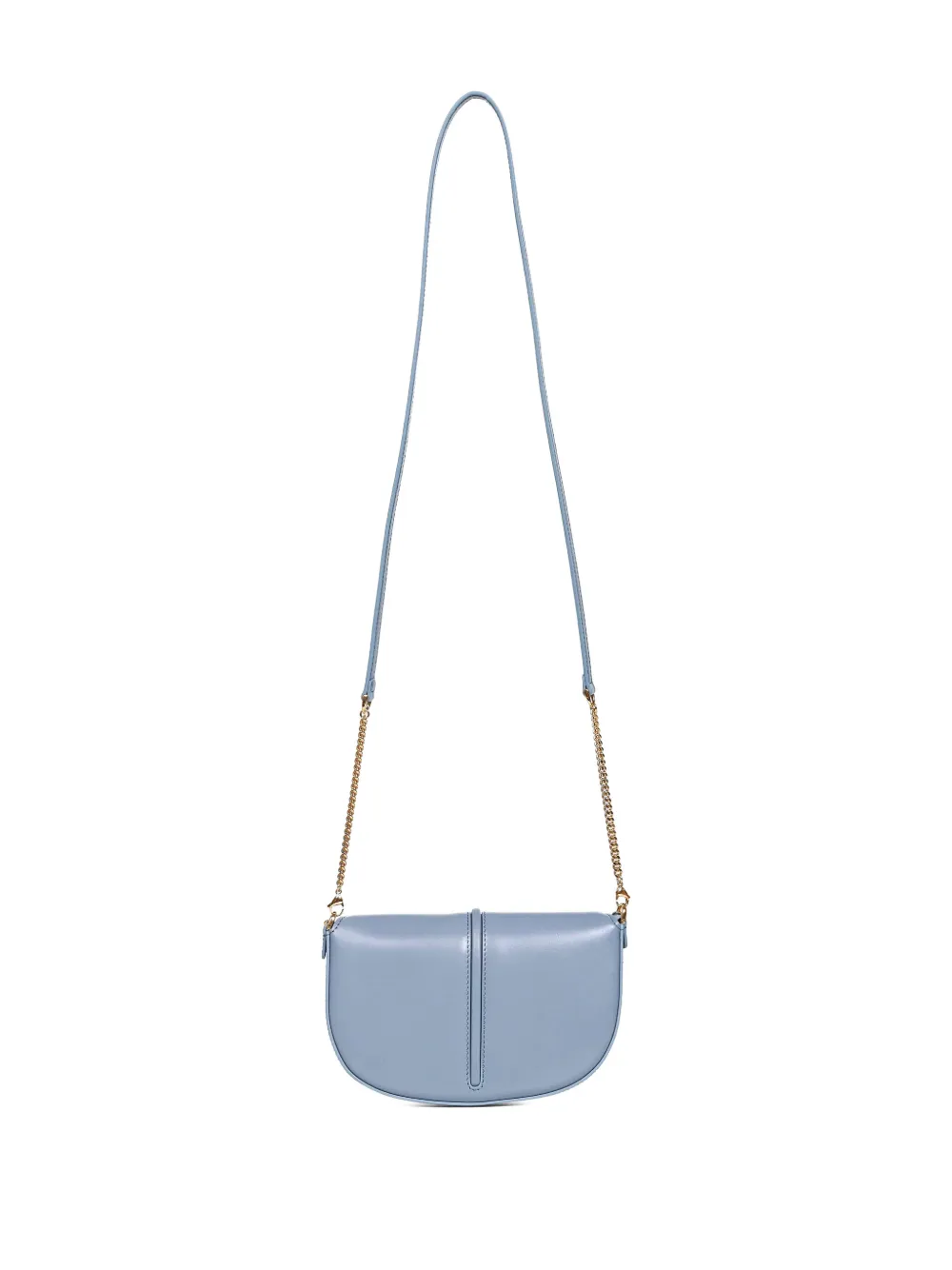  Fendi Lettering Chain Cross Body Bag - Blue 