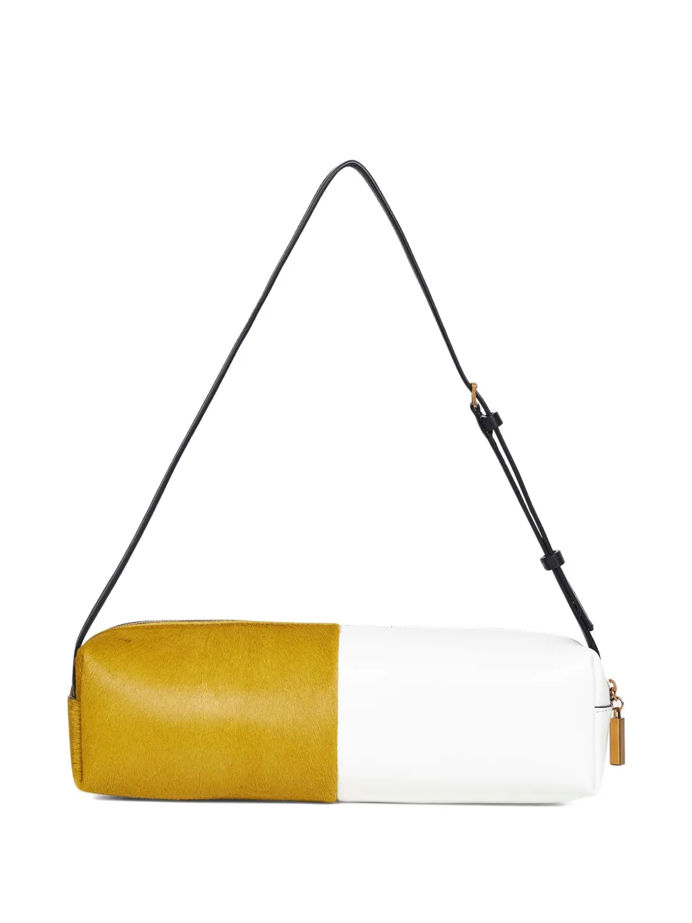 KHAITE python-print adjustable shoulder bag - Zwart