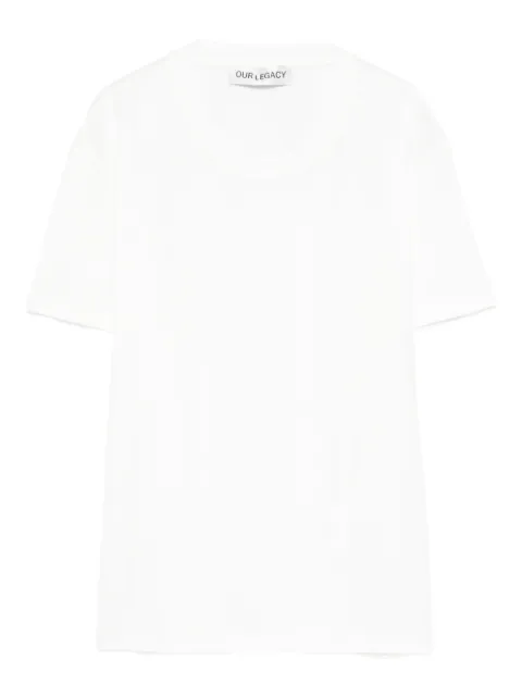 OUR LEGACY playera con cuello redondo
