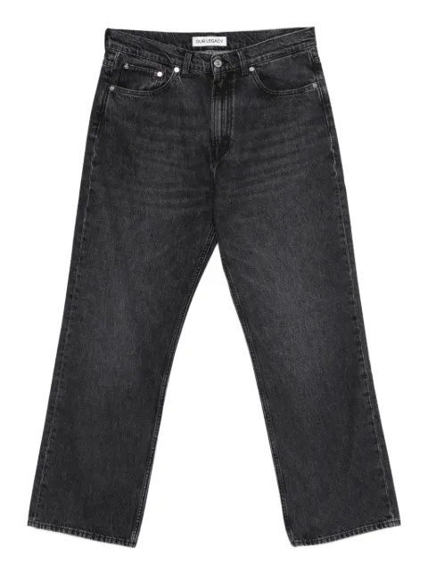 OUR LEGACY logo-patch jeans