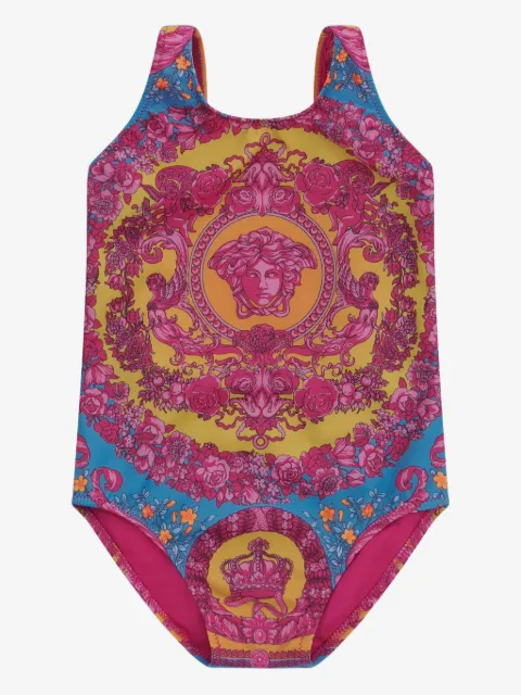 Versace Kids medusa-print swimsuit