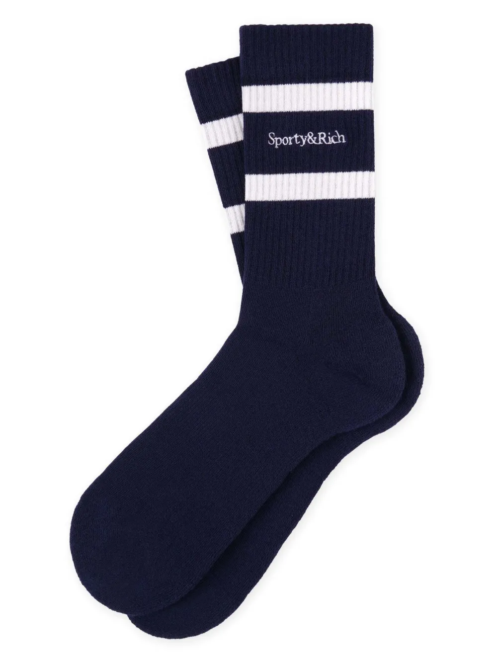 Sporty & Rich striped socks - Blu