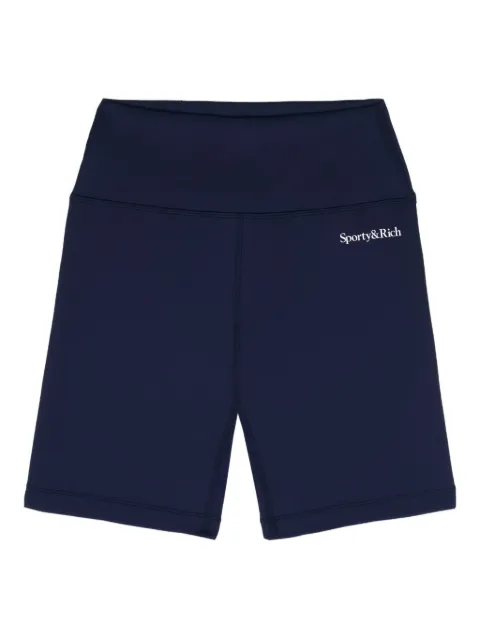 Sporty & Rich Hoch sitzende Shorts