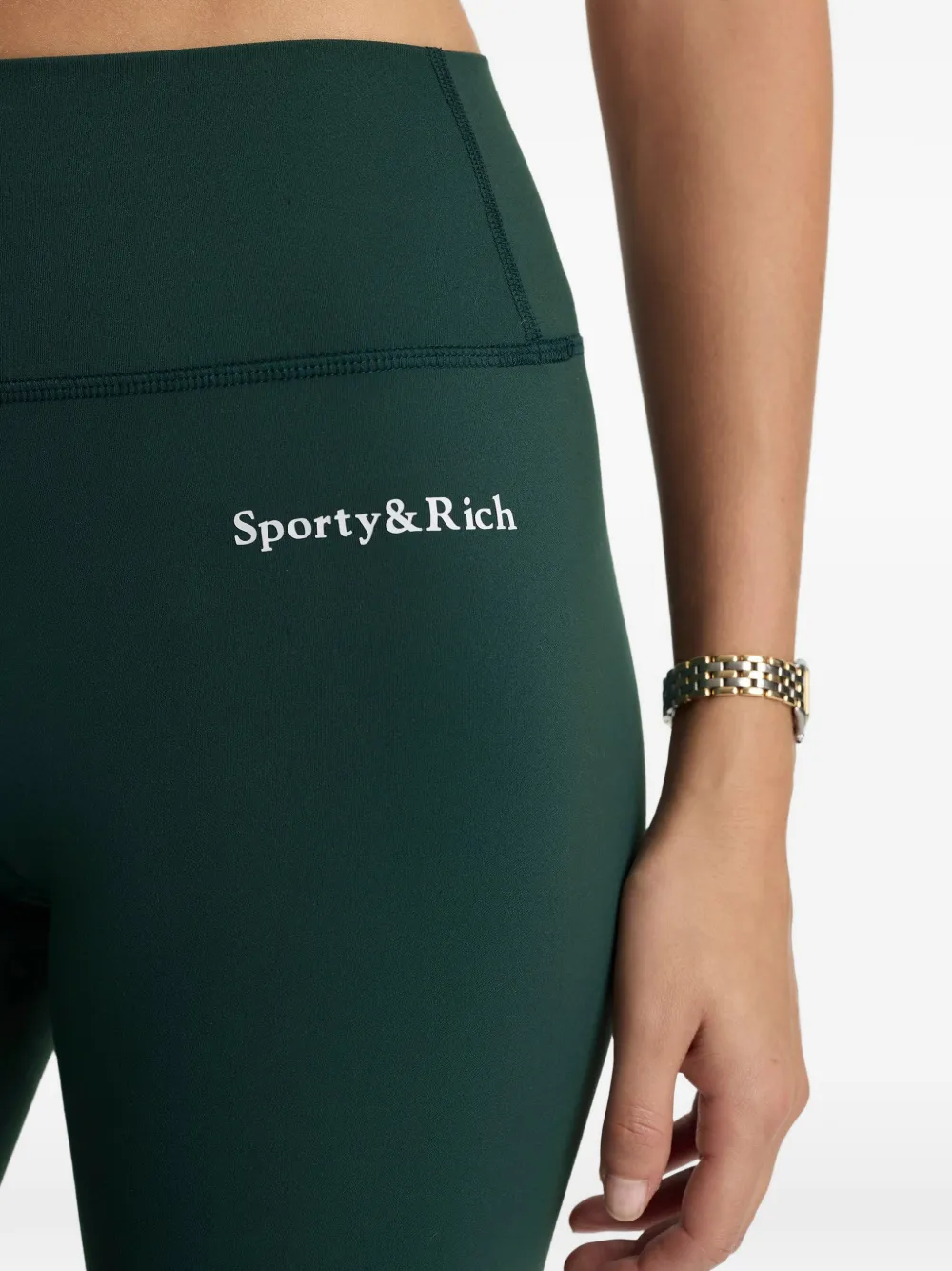 Sporty & Rich Trainingsbroek met logo Groen