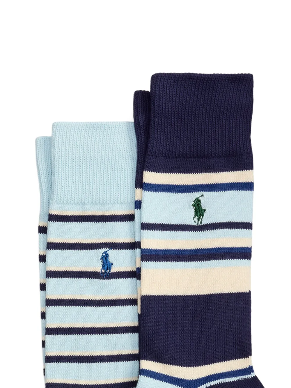 striped-pattern socks (pack of two)