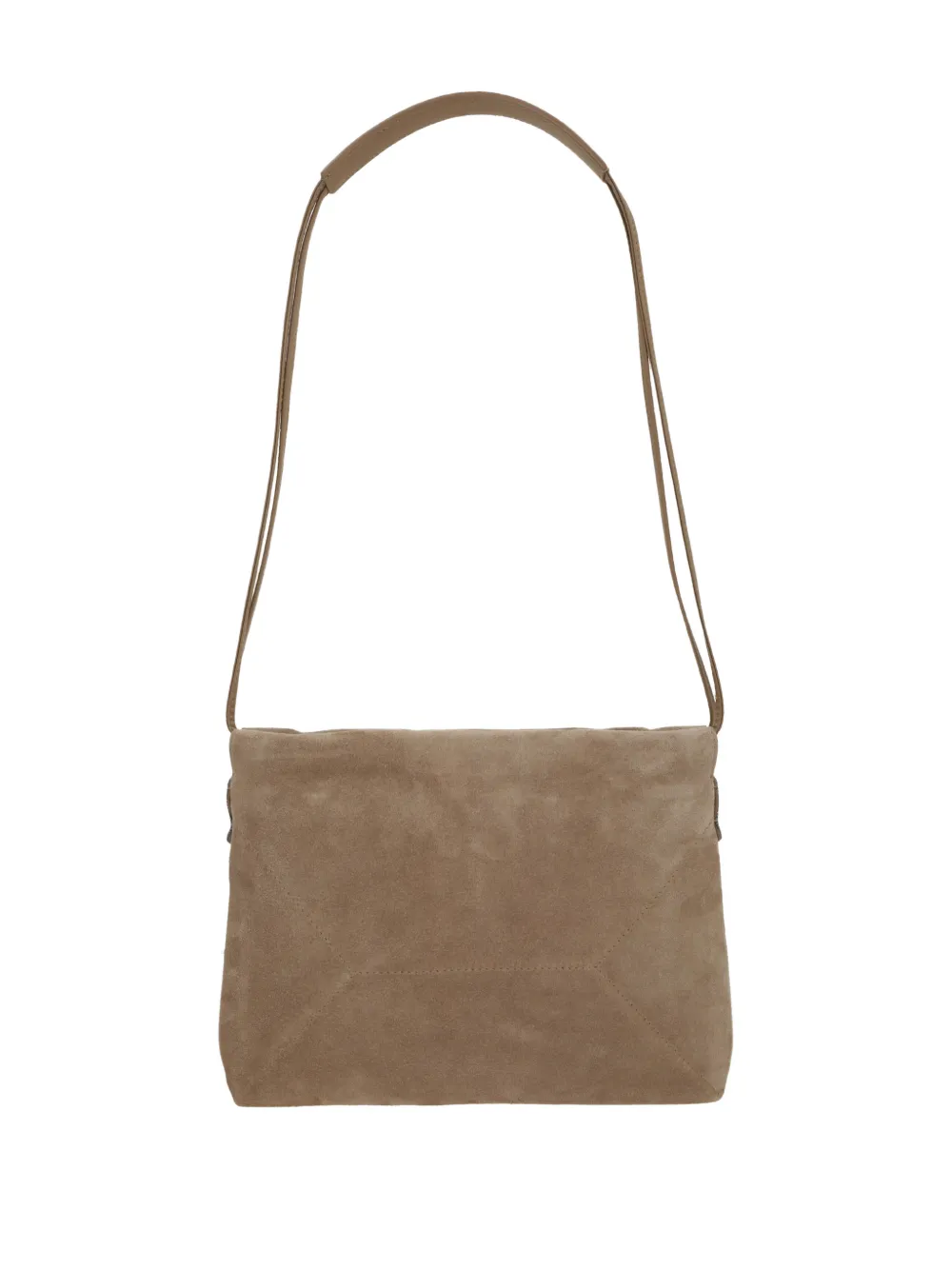 Brunello Cucinelli BC Duo su&egrave;de schoudertas - Beige