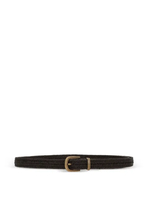 Brunello Cucinelli braided leather belt