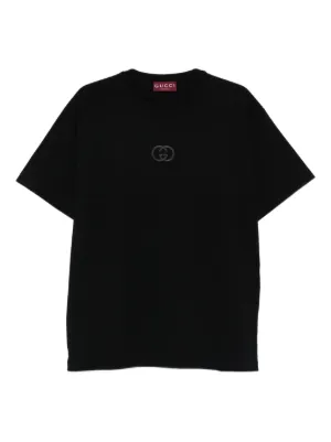 新品・GUCCI・グッチ　黒Tシャツ Amazon | (グッチ) Gucci レディース トップス Tシャツ Logo-print