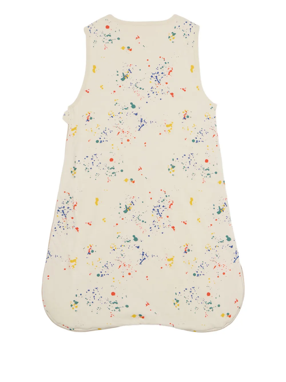 Off-White Kids splatter sleeveless sleeping bag - Beige