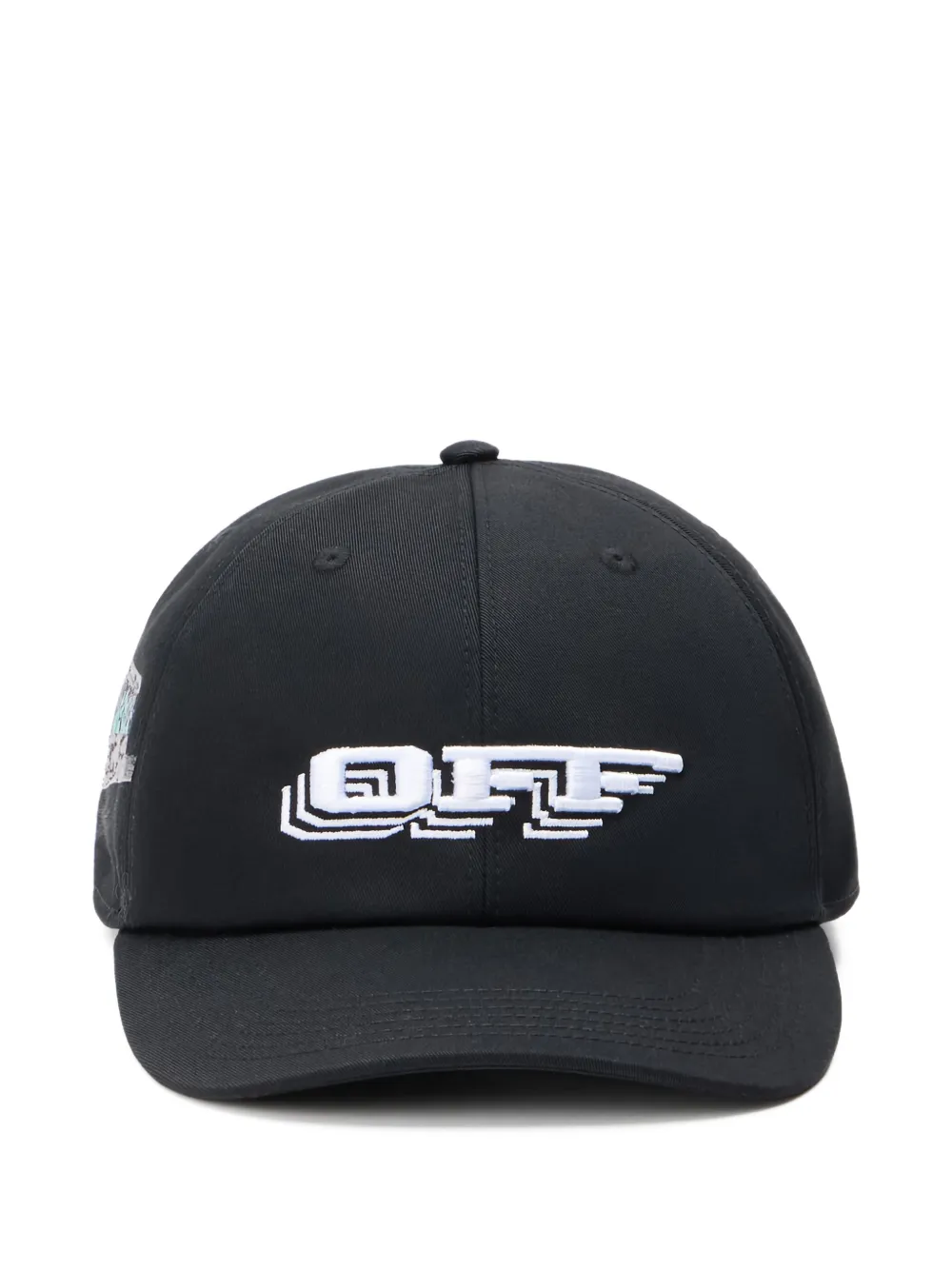 Off-White OFF Train motifs six-panel baseball cap - Nero