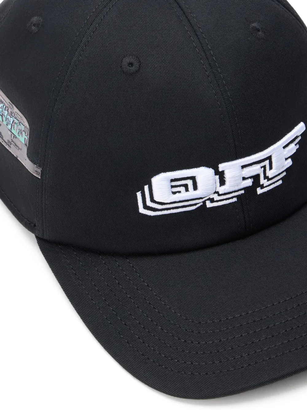 OFF Train motifs six-panel baseball cap