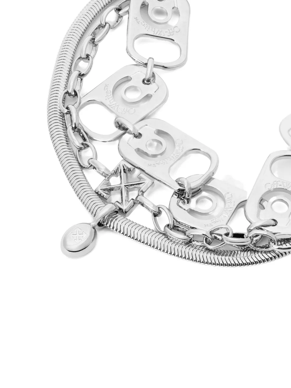 Off-White can tab layered bracelet | Image 2
