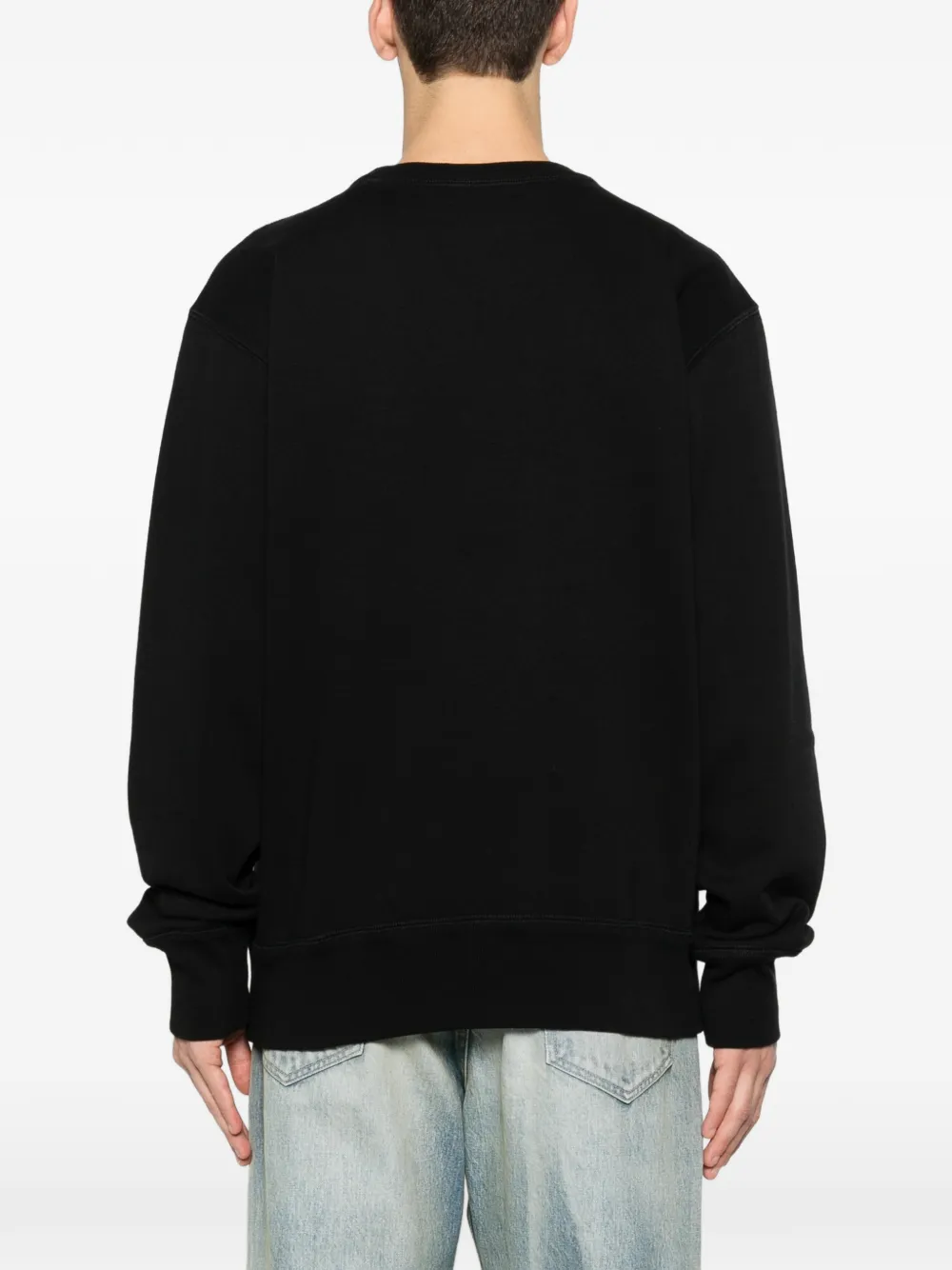 Mike logo-embroidered crew-neck sweatshirt