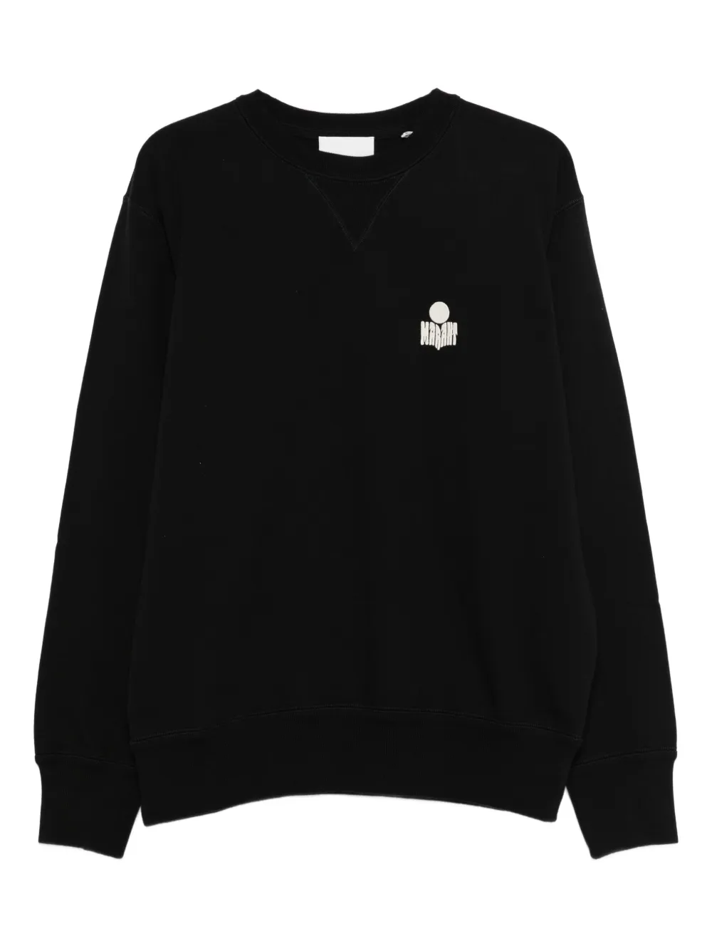 MARANT Mike logo-embroidered crew-neck sweatshirt - Nero