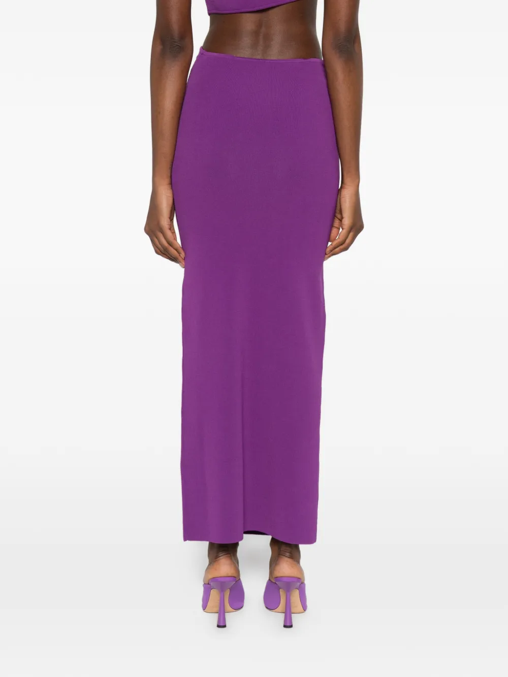 Christopher Esber Maparadita maxi-rok Paars