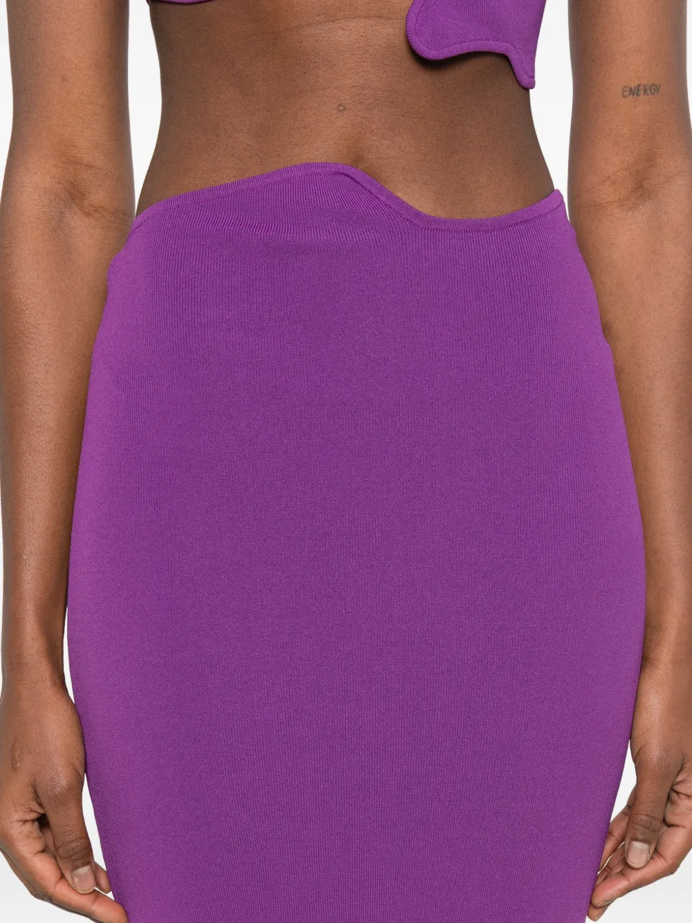 Christopher Esber Maparadita maxi-rok Paars