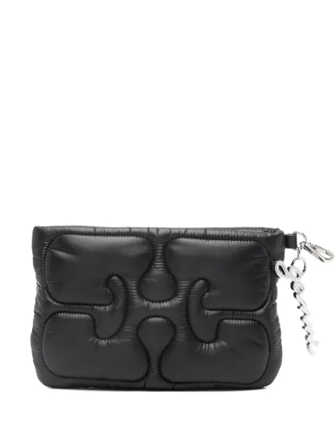 GANNI quilted chain purse