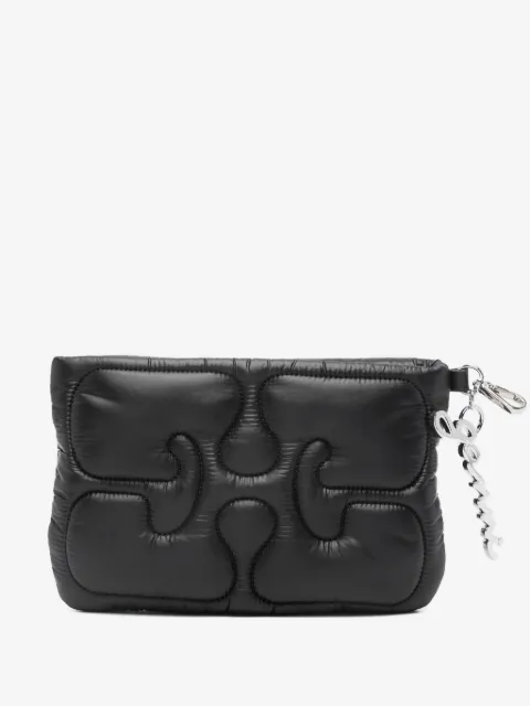 GANNI quilted chain purse
