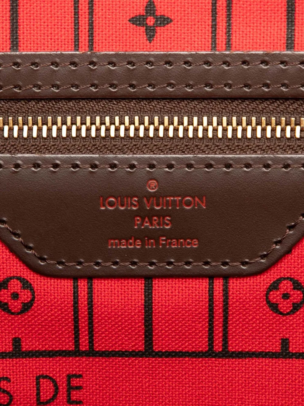 2009 Damier Ebene Neverfull MM tote bag