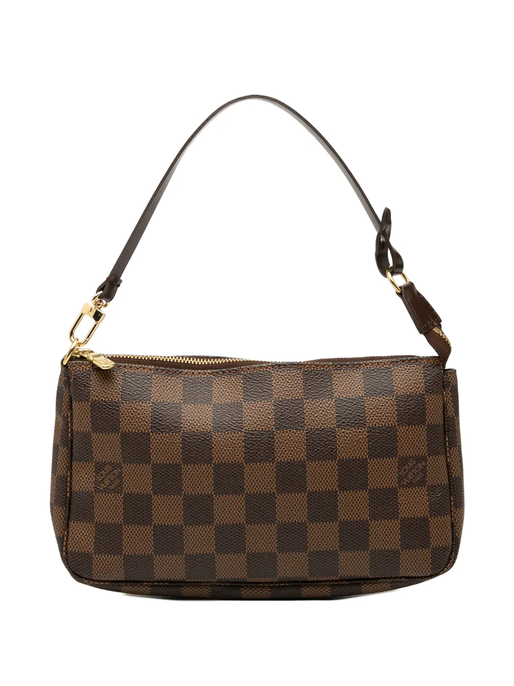 Louis Vuitton Pre-Owned 2008 Damier Ebene Pochette Accessoires shoulder bag - Marrone