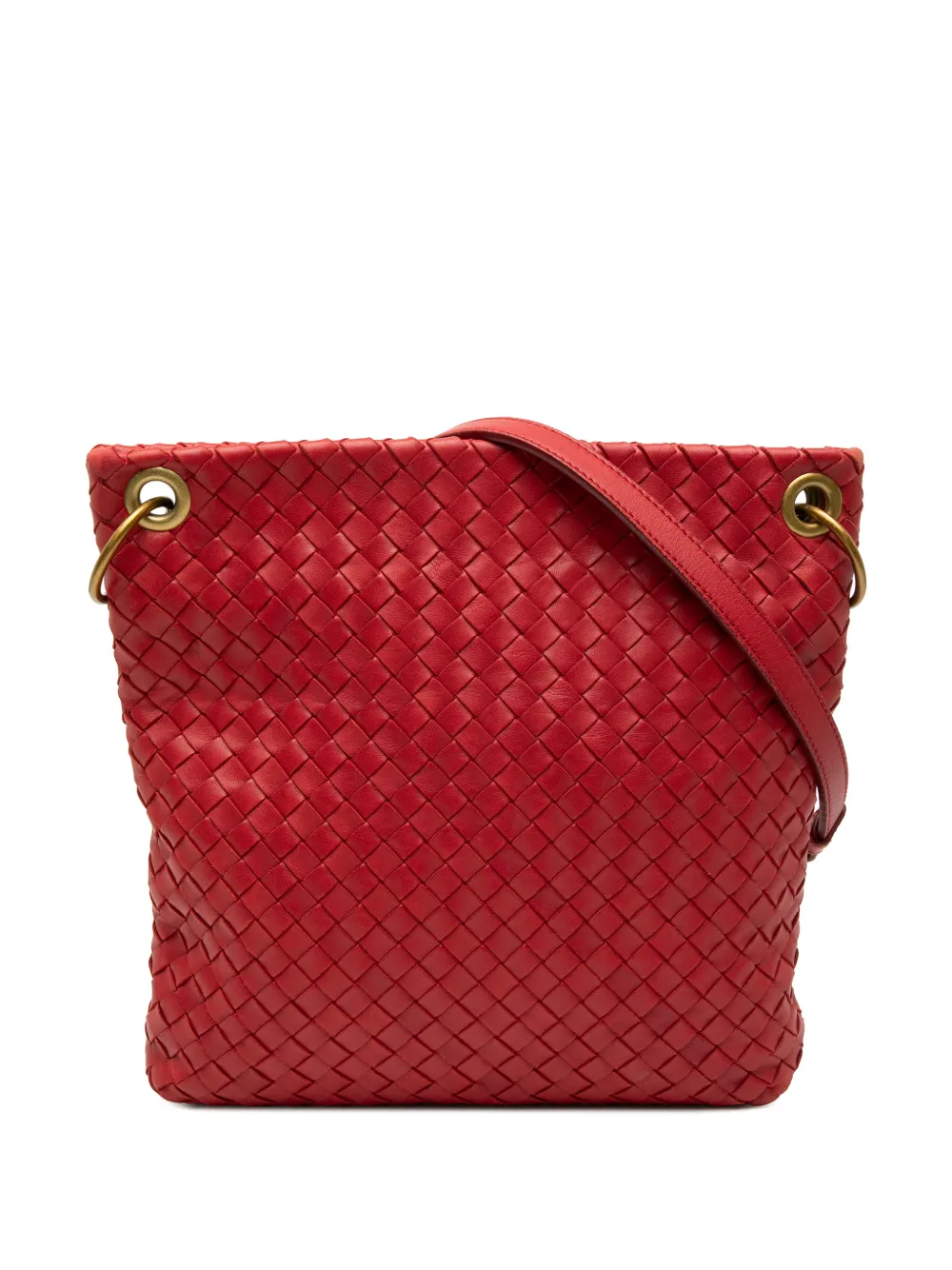 Bottega Veneta Pre-Owned 2007 Nappa Intrecciato crossbody bag - Rosso
