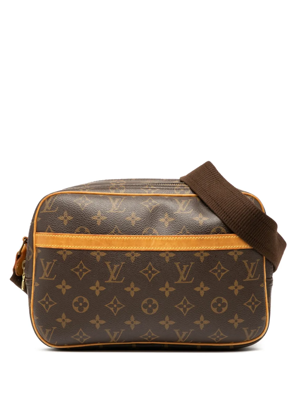 Louis Vuitton Pre-Owned 2003 모노그램 리포터 PM 크로스 백 | 브라운 | Image 1