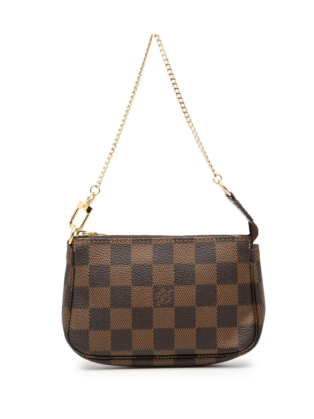Louis Vuitton Pre-Owned 2010 Damier Ebene Mini Pochette Accessoires handbag - Marrone