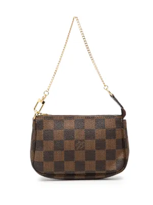 Louis Vuitton Pre-Owned 2012 ダミエ エベヌ ミニ ポシェット アクセ