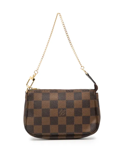Louis Vuitton Pre-Owned 2010 Damier Ebene Mini Pochette Accessoires handbag