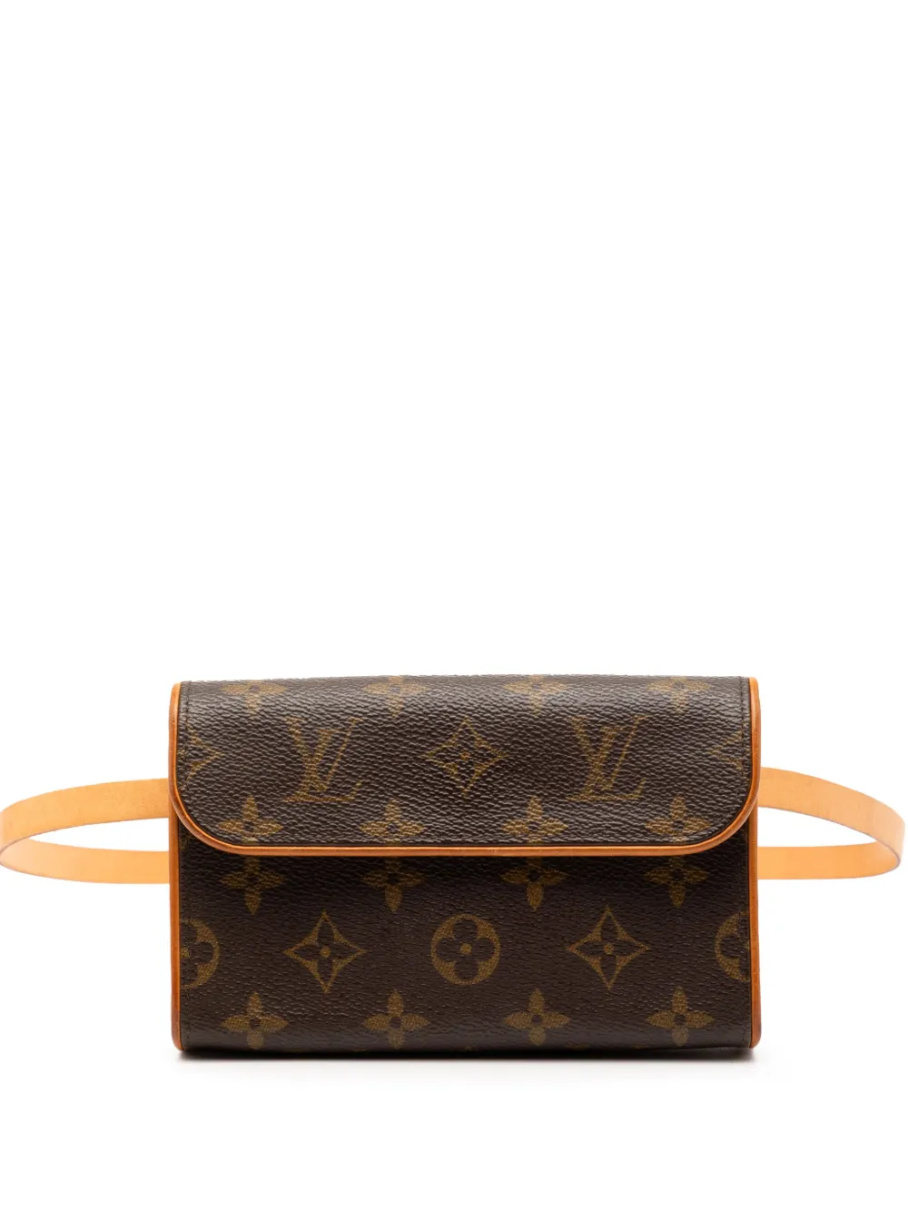 Louis Vuitton Pre-Owned 2002 Monogram Pochette Florentine belt bag - Marrone