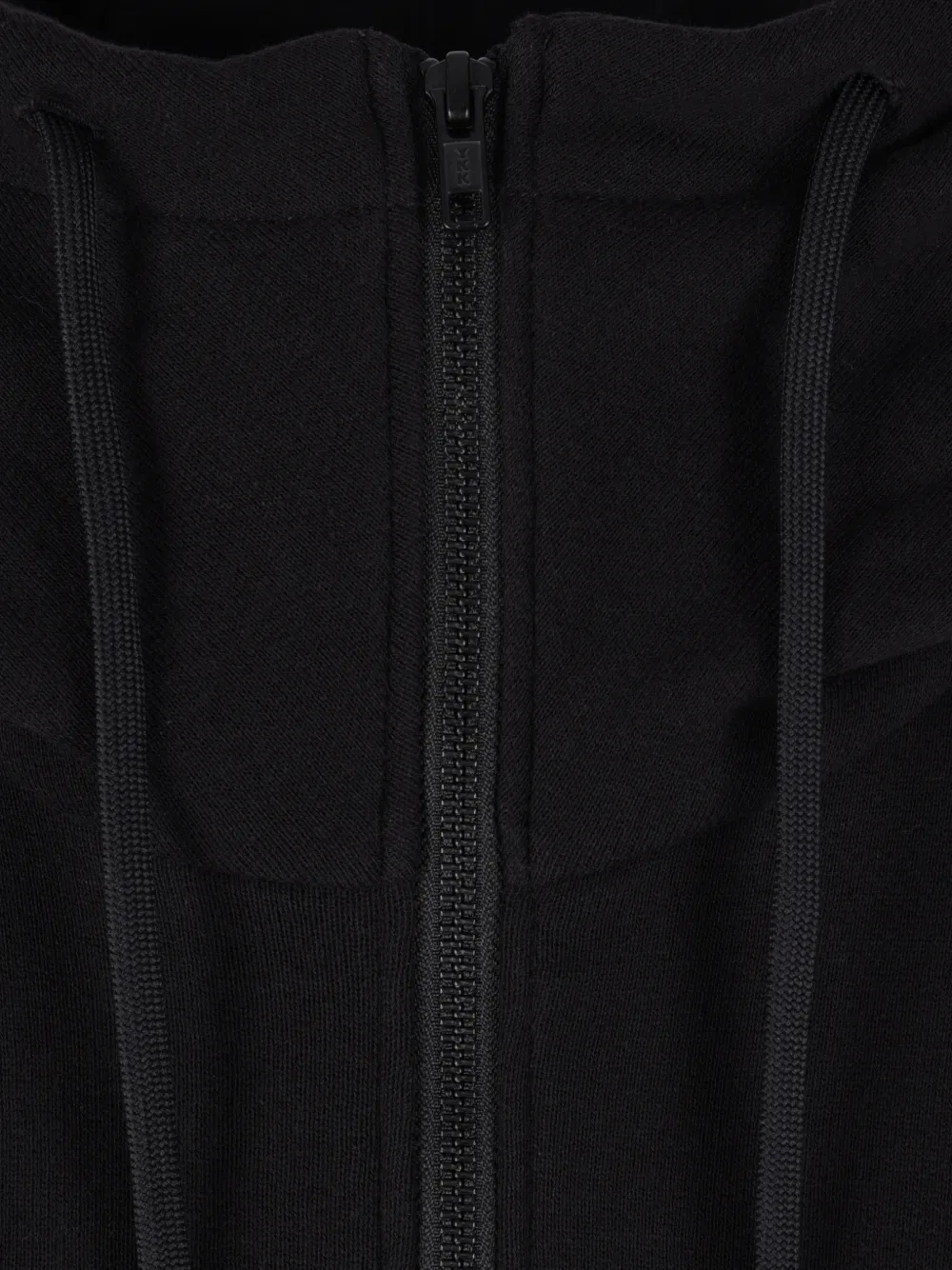 Yohji Yamamoto Asymmetrische hoodie Zwart