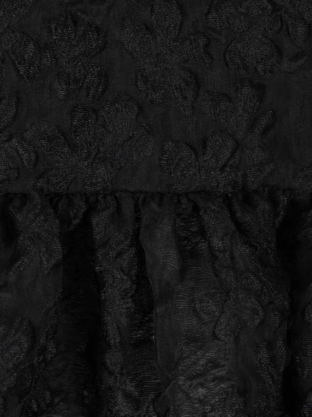 Cecilie Bahnsen Top met jacquard-patroon Zwart