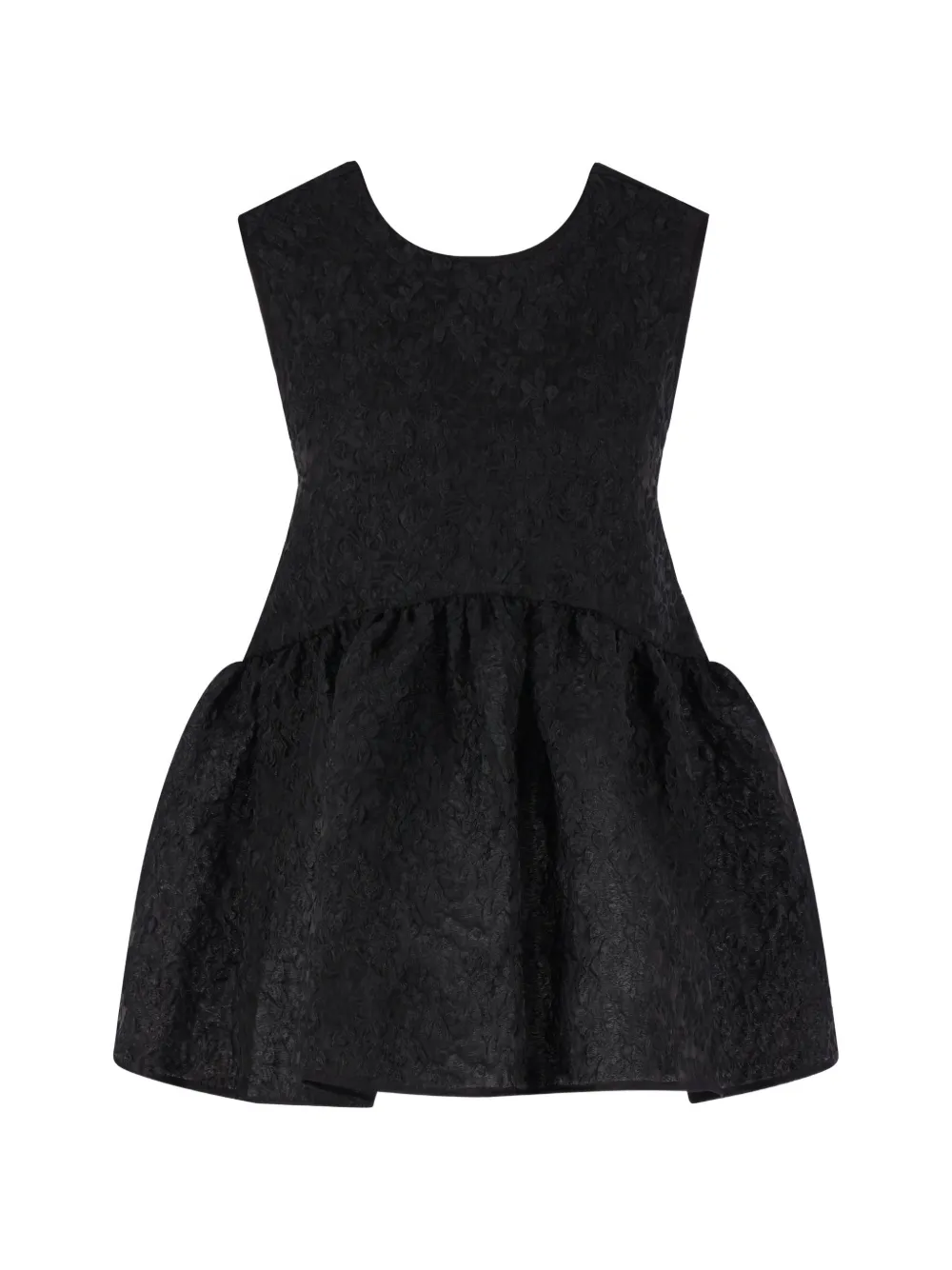 Cecilie Bahnsen patterned-jacquard top - Nero