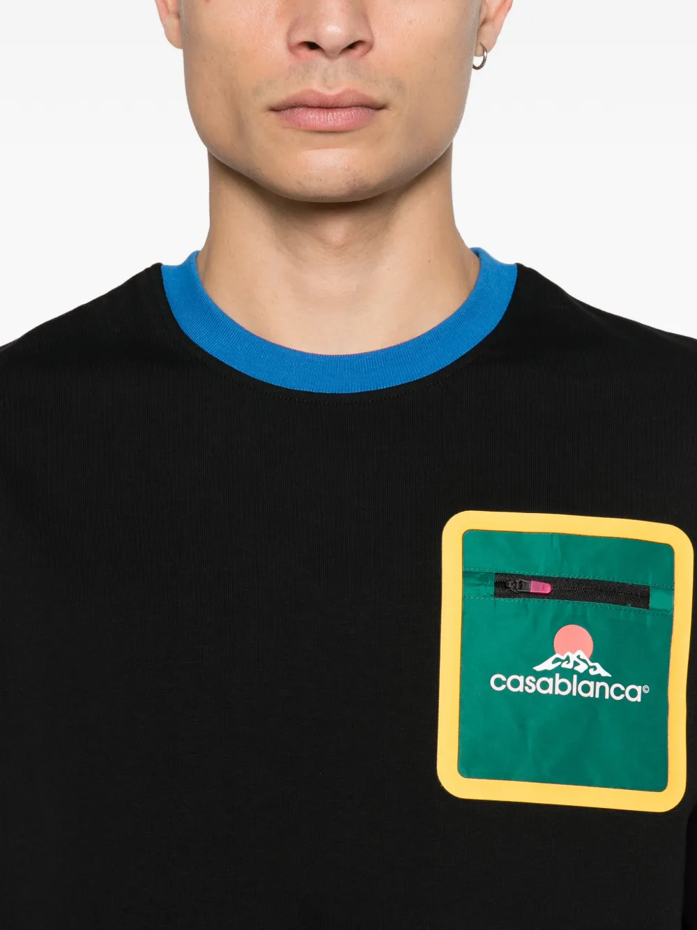 Casablanca Montagne T-shirt Zwart