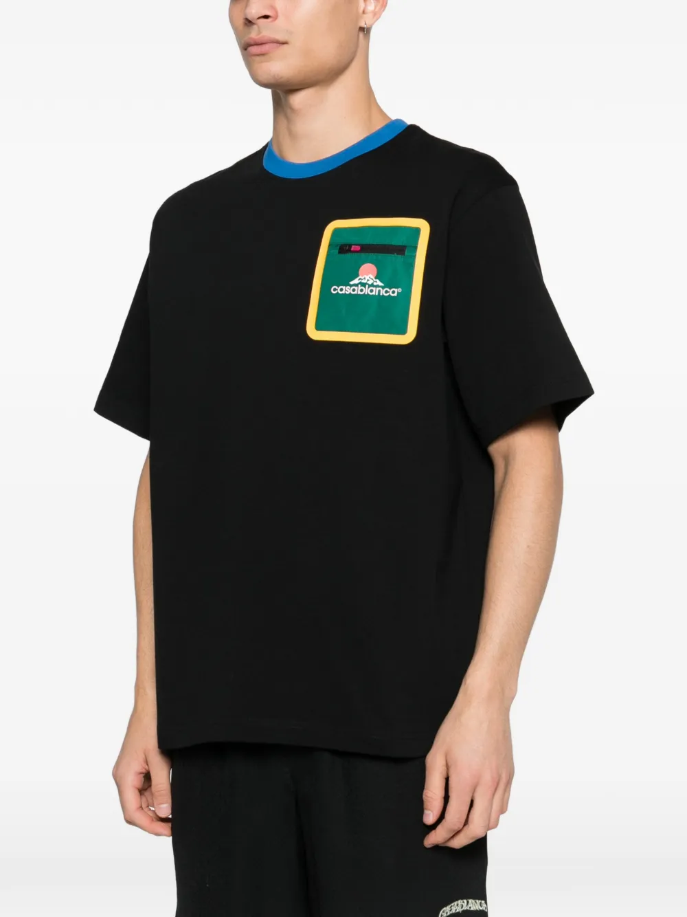 Casablanca Montagne T-shirt Zwart