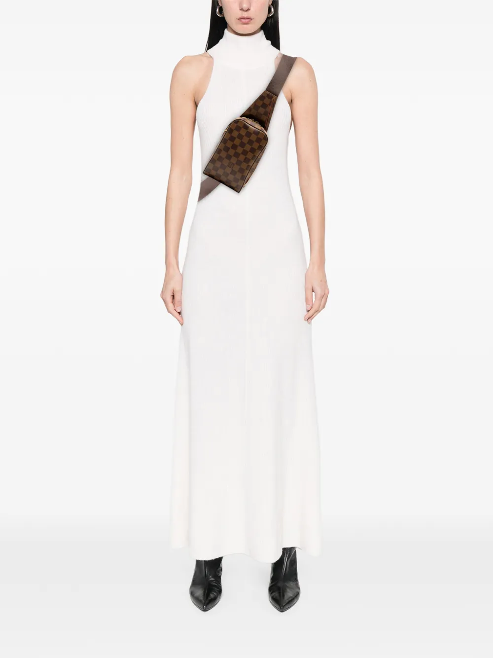 Louis Vuitton Pre-Owned Damier Ebene Geronimos axelremsväska från 2004 | Pre-Owned | Image 2