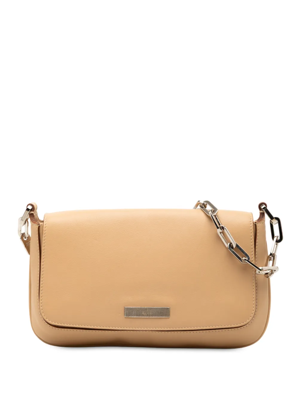 Gucci Pre-Owned 2000-2015 Leather Chain shoulder bag - Marrone