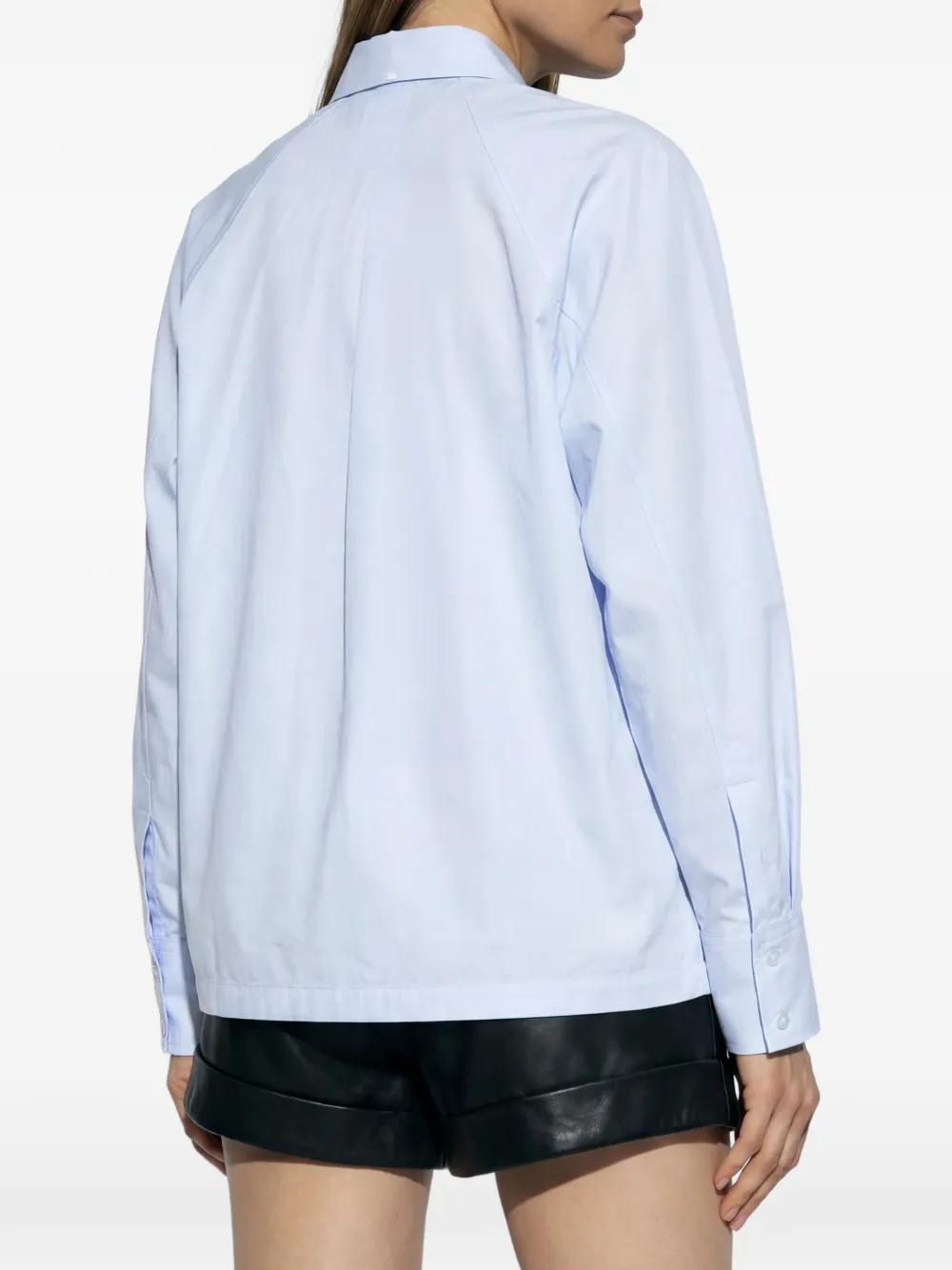 Sportmax Ovest blouse met knoopsluiting Blauw