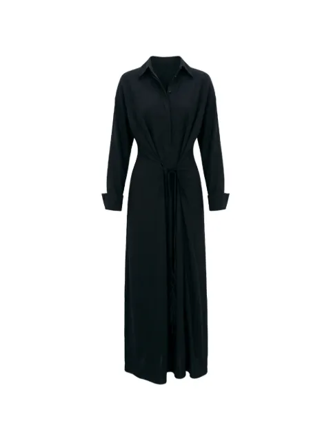 Sportmax robe-chemise à taille nouée